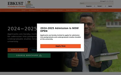 ebkustsl.edu.sl snapshot