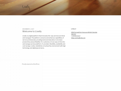 livelly.com snapshot