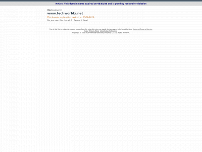 www.techworldx.net snapshot
