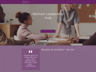 womenleadershiphub.org snapshot