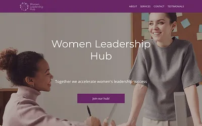 womenleadershiphub.org snapshot