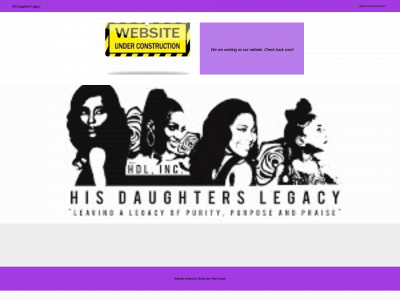 hisdaughterslegacy.org snapshot