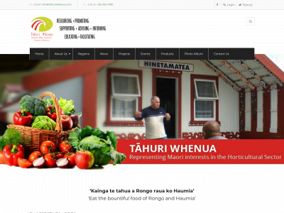 tahuriwhenua.com snapshot