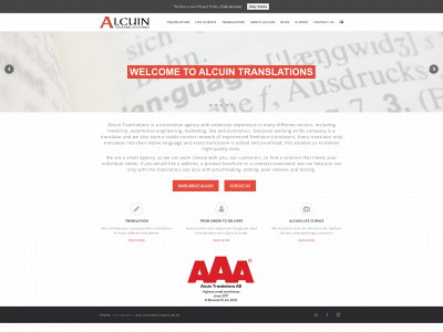 alcuin.se snapshot