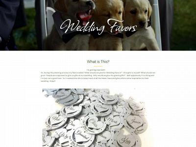 weddingfavorslist.com snapshot