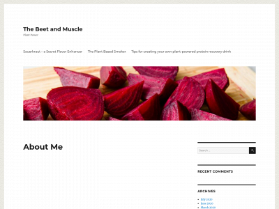 thebeetandmuscle.com snapshot