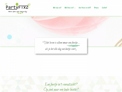 partyfixz.be snapshot
