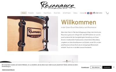 snaredrums.ch snapshot