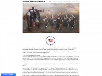 www.servegoddefendliberty.com snapshot