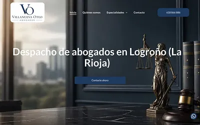 villanuevaoteoabogados.com snapshot