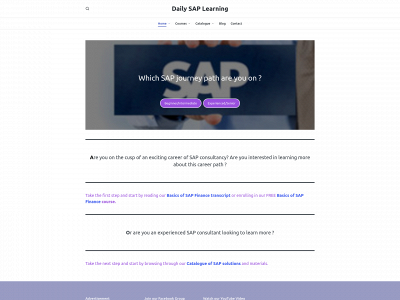 dailysaplearning.com snapshot