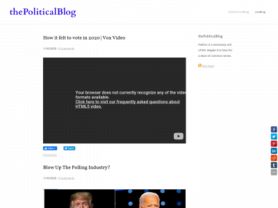 www.onepolitics.com snapshot
