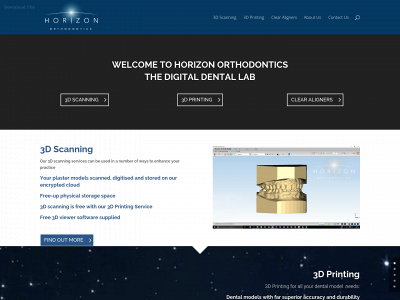 horizon-ortho.co.uk snapshot