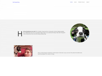 myparalyzeddog.com snapshot