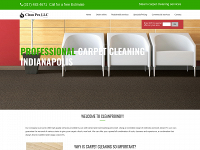 cleanproindy.com snapshot