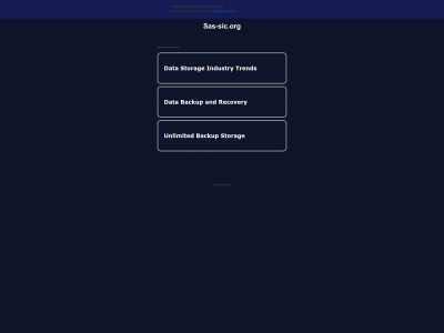sas-sic.org snapshot