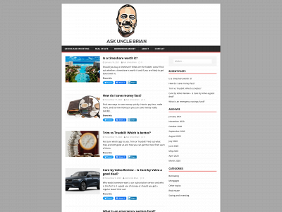 askunclebrian.com snapshot