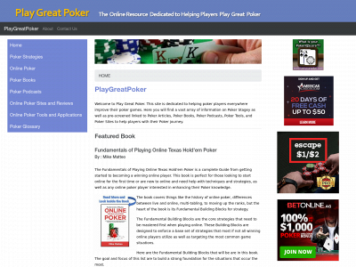 playgreatpoker.com snapshot