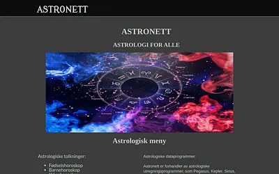 astronett.no snapshot