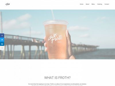 froth-tea.com snapshot