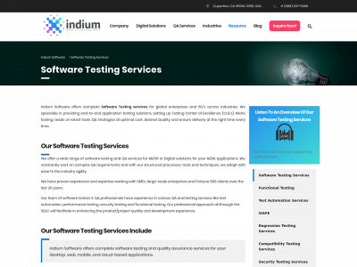indiumsoft.com snapshot