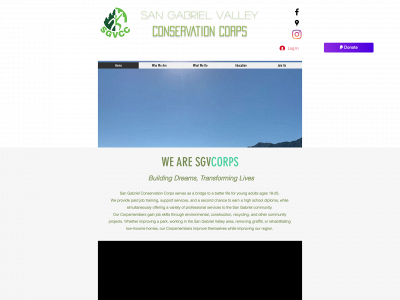 sgvcorps.org snapshot