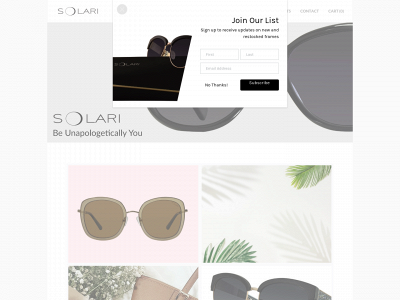 www.solarisunglasses.com snapshot