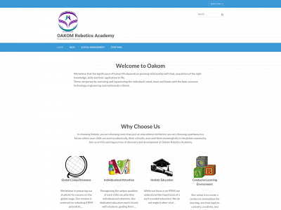 oakomroboticsacademy.org snapshot