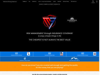 michaelrigtrupagency.com snapshot