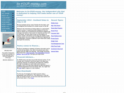 its-your-money.com snapshot