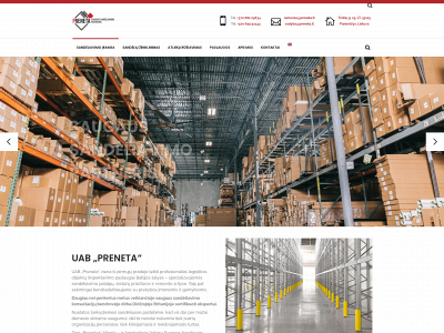 preneta.lt snapshot