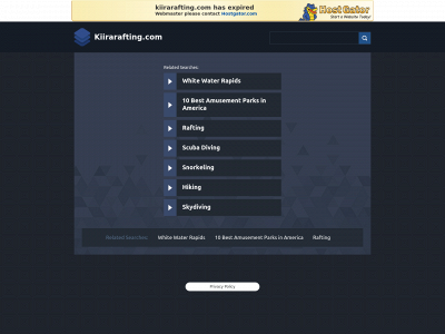 kiirarafting.com snapshot