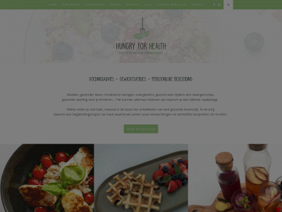 hungryforhealth.be snapshot