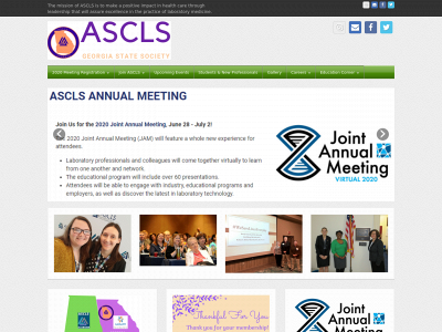 asclsga.org snapshot