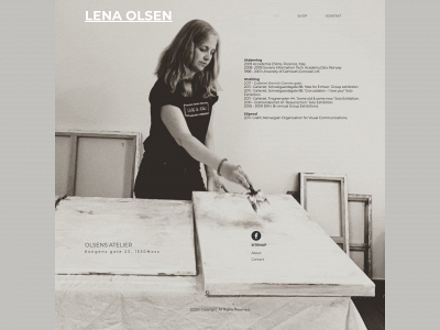 lenaolsen.no snapshot