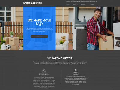 annaslogistics.co.uk snapshot