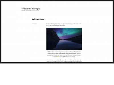 40yoteenager.com snapshot