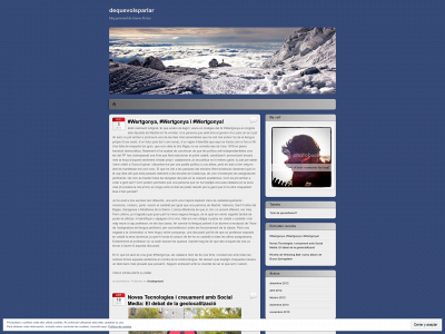 www.dequevolsparlar.wordpress.com snapshot