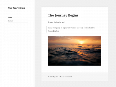 thetoptenclub.com snapshot