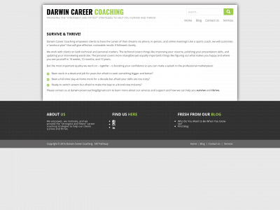 darwincareercoaching.com snapshot