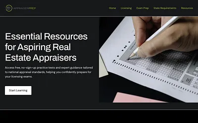 appraiserprep.com snapshot