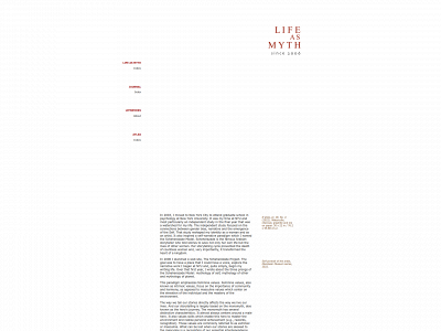 lifeasmyth.com snapshot