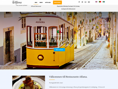 restaurantealfama.com snapshot