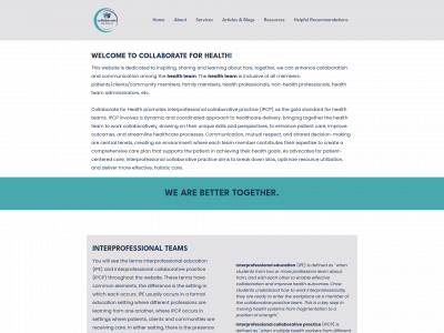 collaborateforhealth.com snapshot
