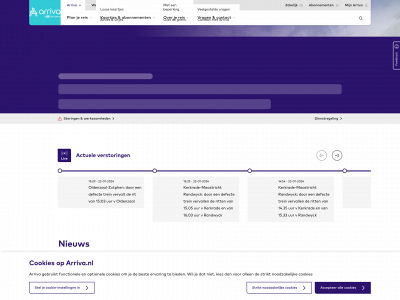 arriva.nl snapshot