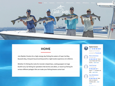 riptidecharters.com snapshot