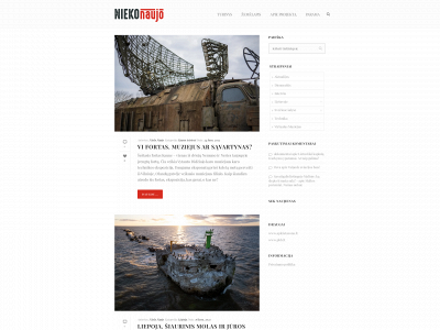 niekonaujo.lt snapshot