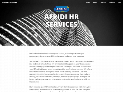 afridihrservices.co.uk snapshot