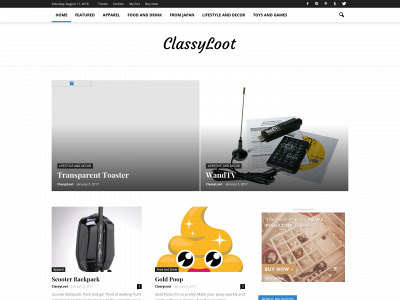 classyloot.com snapshot