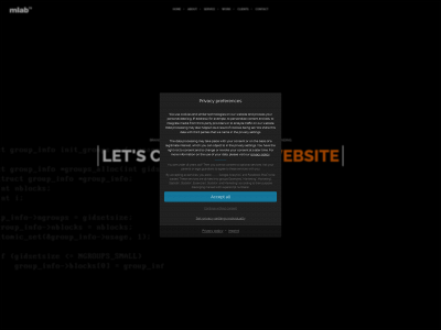 m73lab.com snapshot